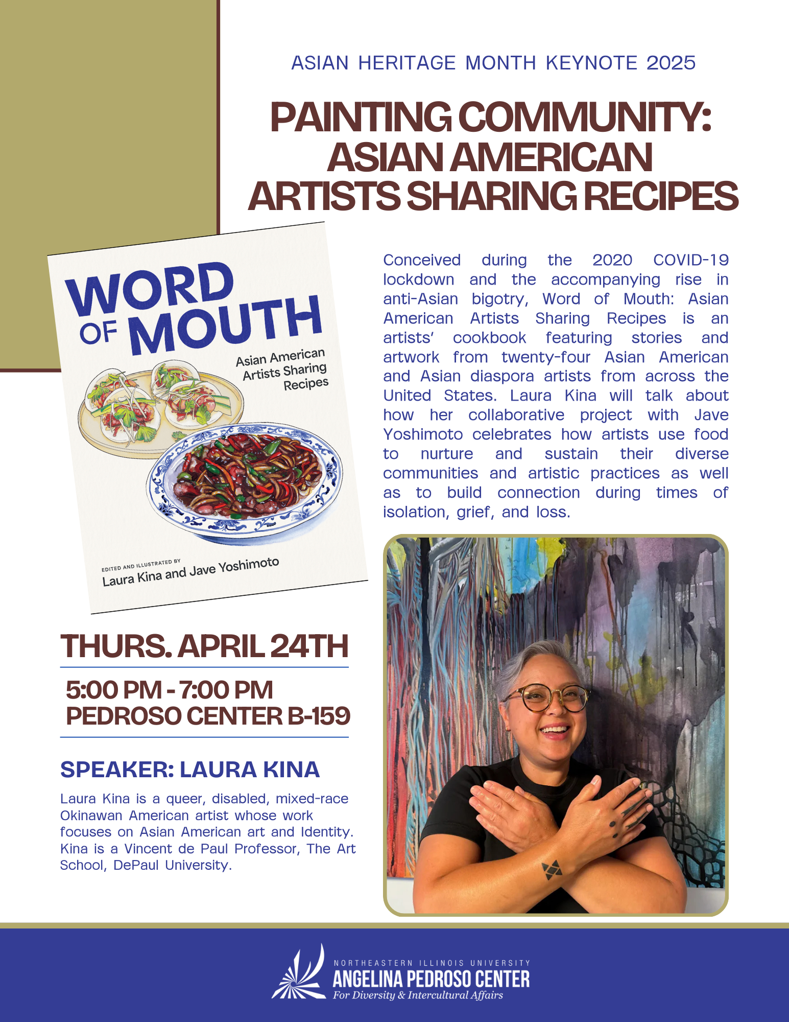 Northeastern Illinois University Asian Heritage Month Keynote Speaker April 24, 2025